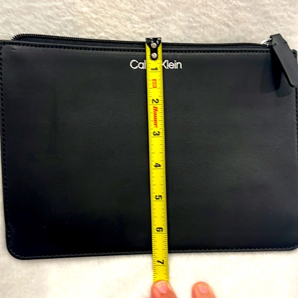 Calvin Klein black leather handbag insert - Picture 3 of 5